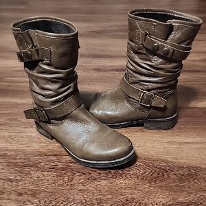 Eric Michael Tan Leather Ankle Boots